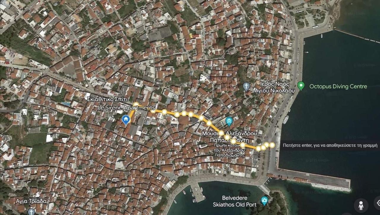 Le Sirene Apartments Skiathos by Eksteriør billede